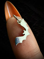 Silver Bat Charm