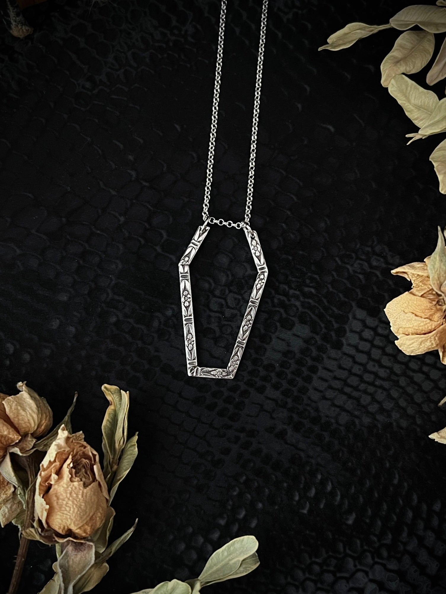 Coffin Ring-Holder Necklace