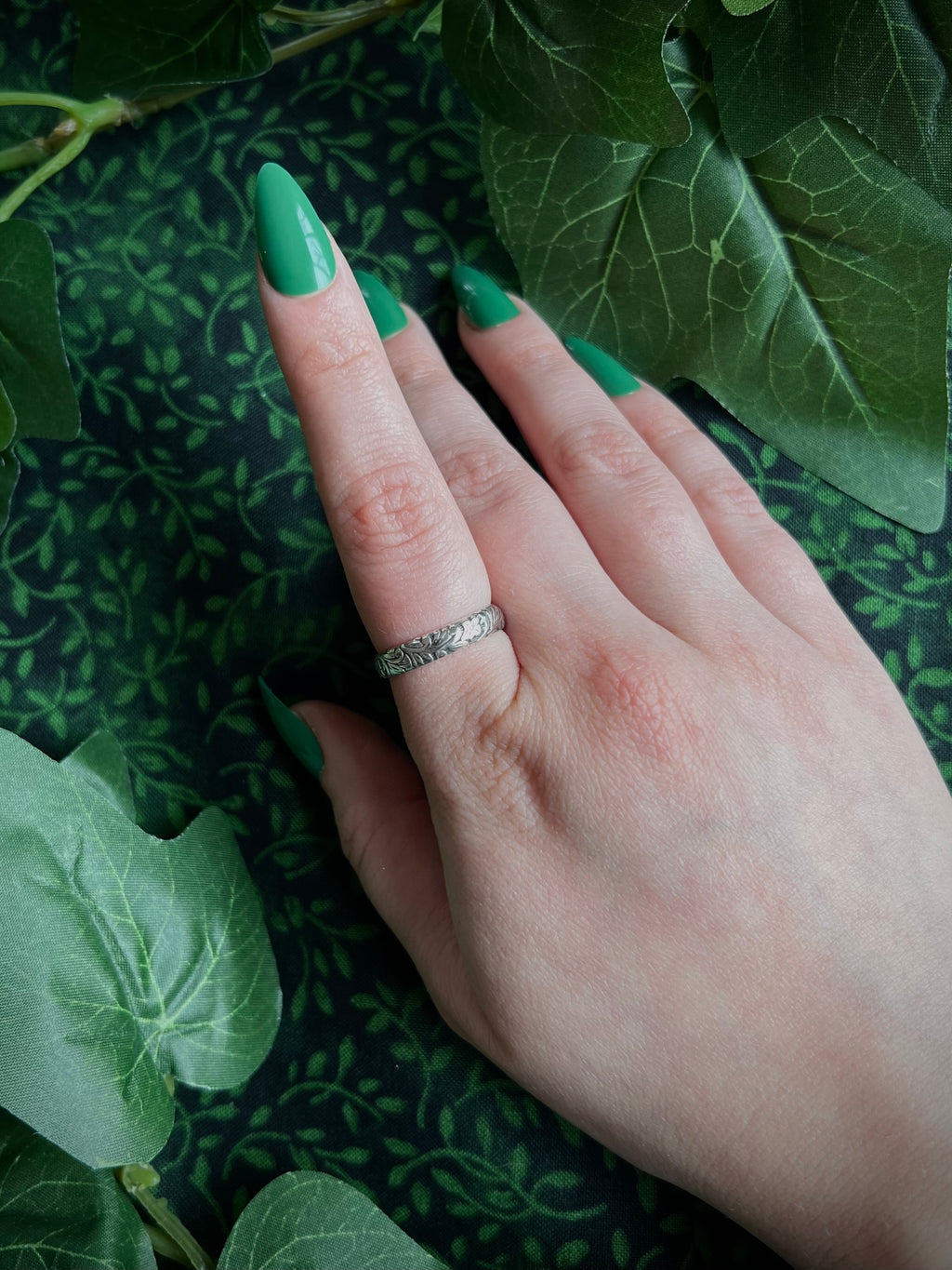 Moonflower Ring; MTO