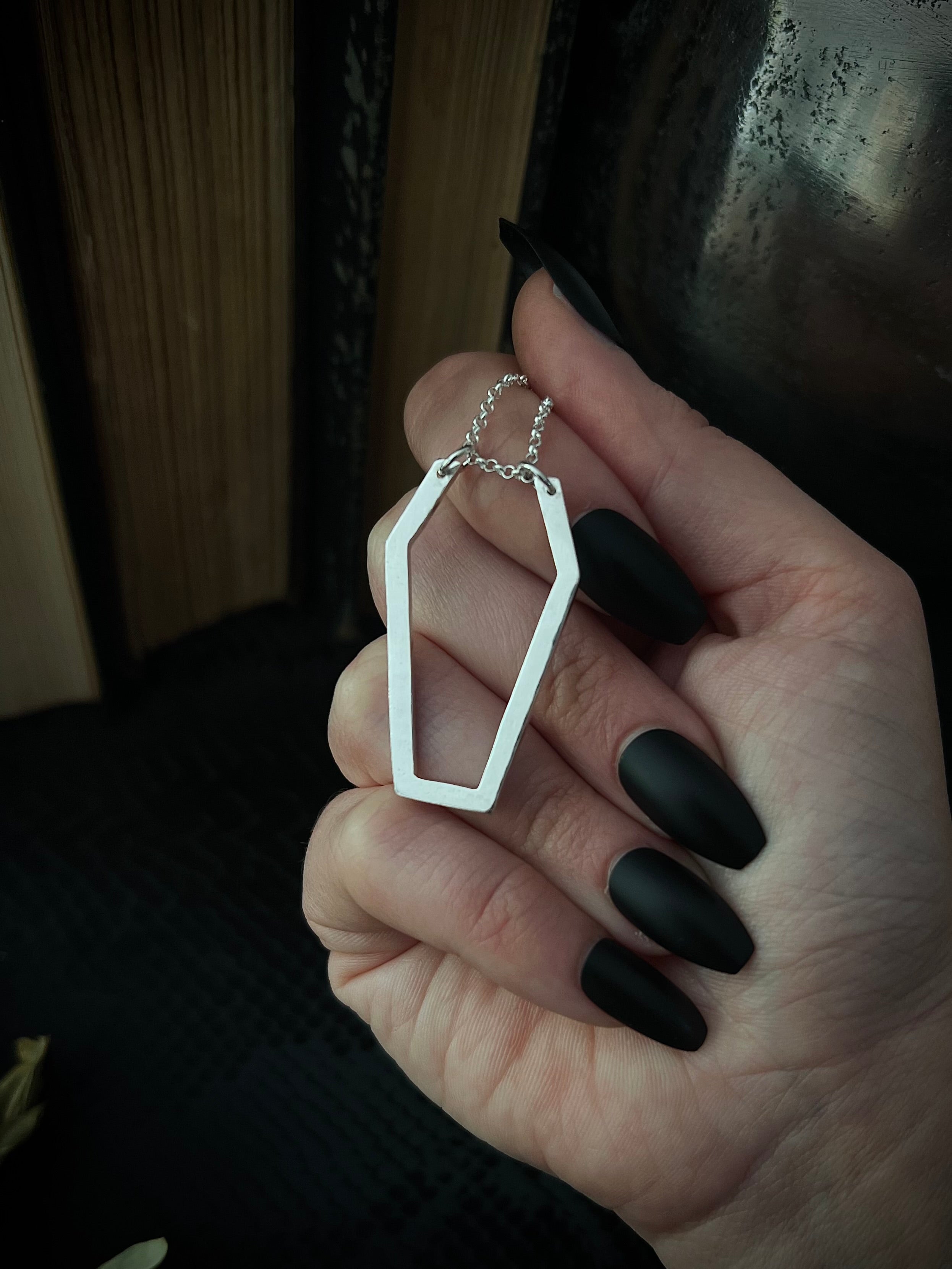 Coffin Ring-Holder Necklace