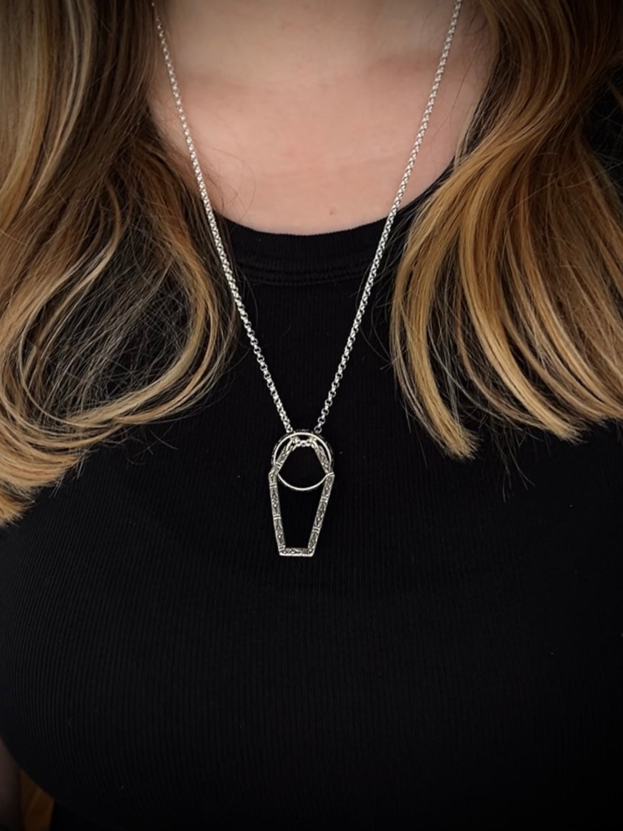 Coffin Ring-Holder Necklace
