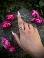 Size 7.5; Tourmaline Floater Ring