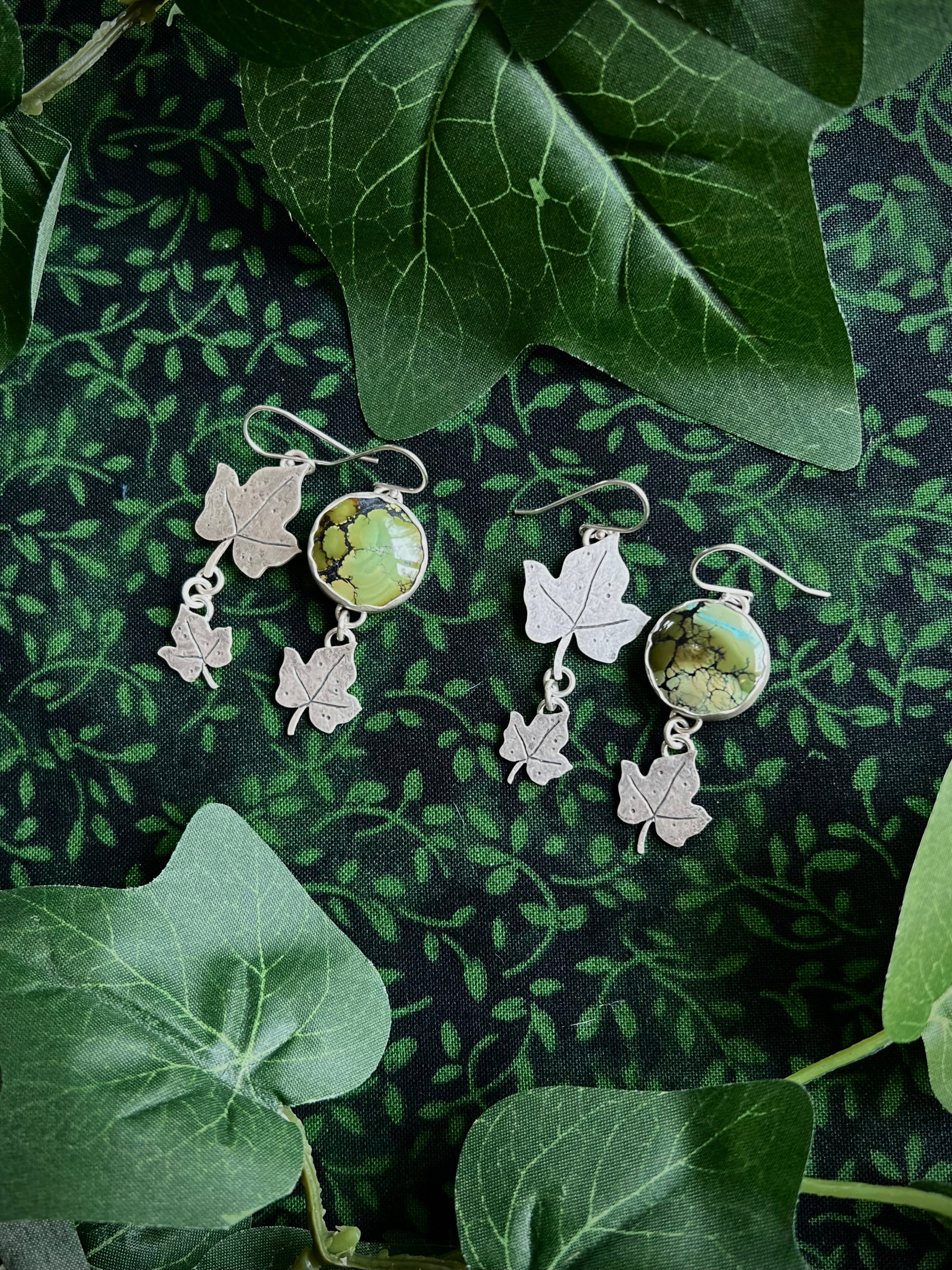 Asymmetrical Ivy Earrings