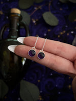 Amethyst Threader Earrings