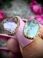 Size 9.5; Tourmaline Floater Ring