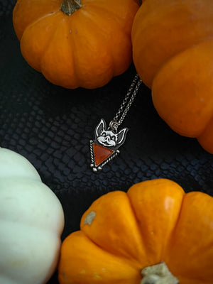 Smiling Bat Necklace