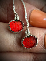 Petite Pumpkin Threader Earrings