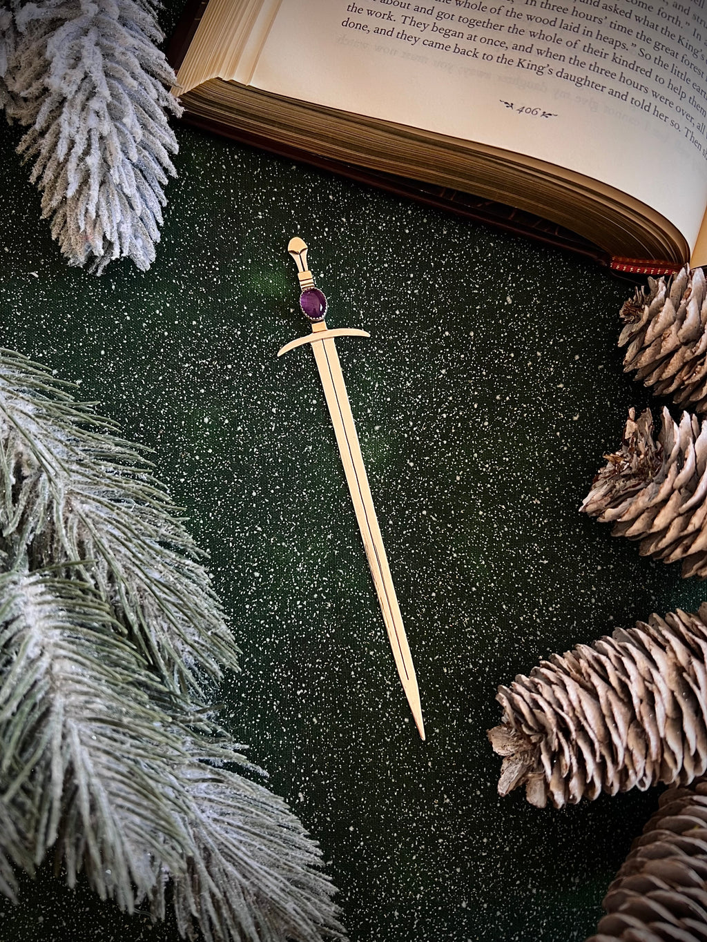 Amethyst Book Sword