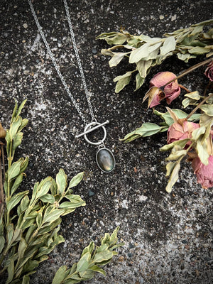Labradorite Toggle Necklace