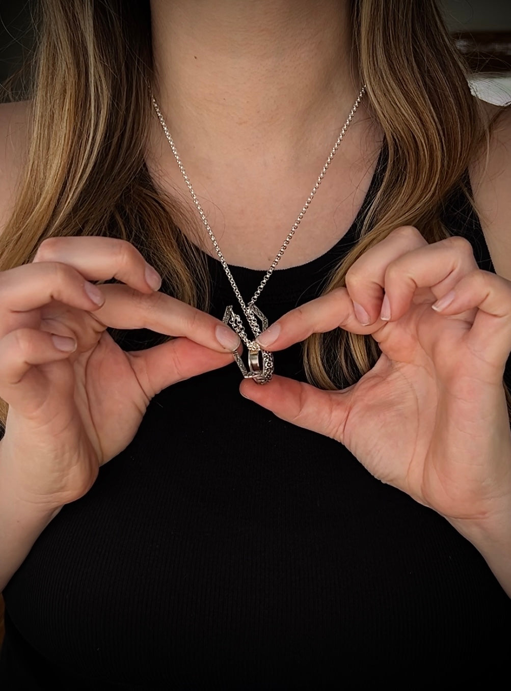 Coffin Ring-Holder Necklace