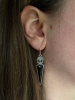 Black Skull Earrings