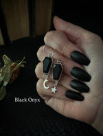 Night Sky Coffin Earrings