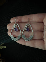 Amethyst Children of the Night Earrings