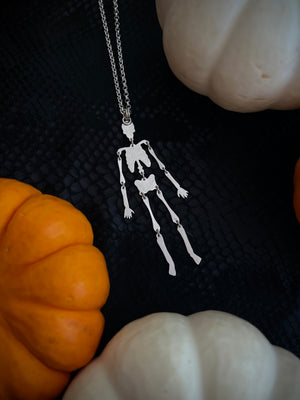 Dancing Skeleton Necklace