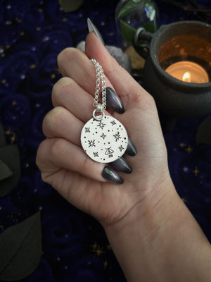 Sisters Under the Full Moon Necklace