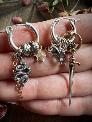 Medusa Trinket Hoops