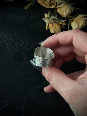 Winged Death Head Ring; MTO
