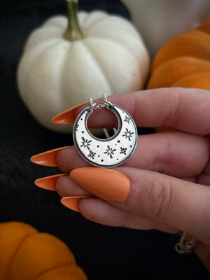 Moon Ring-Holder Necklace