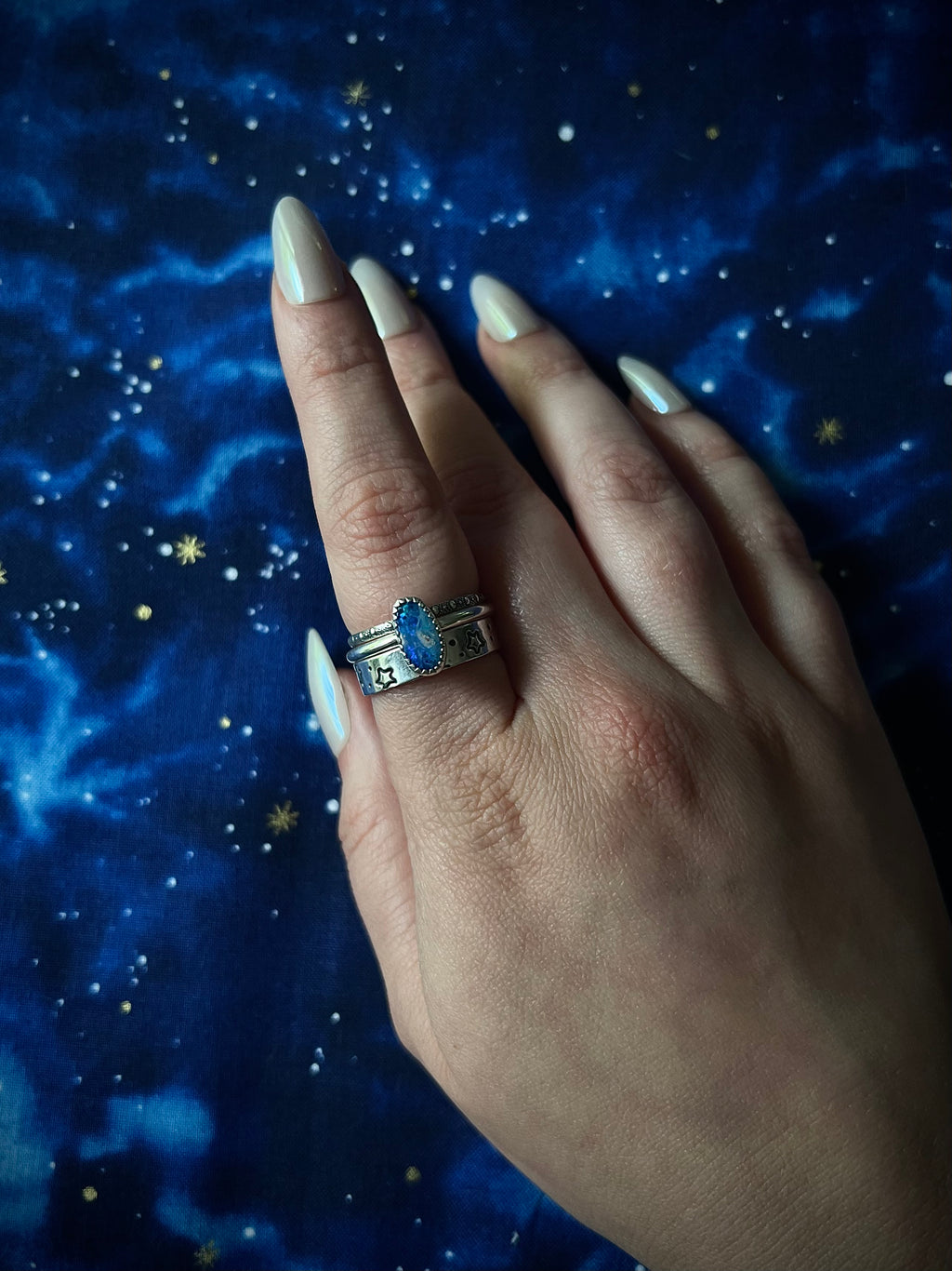 The Ether Stacker Ring Set; MTO