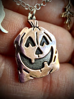 Leaf Bag Charm Necklace
