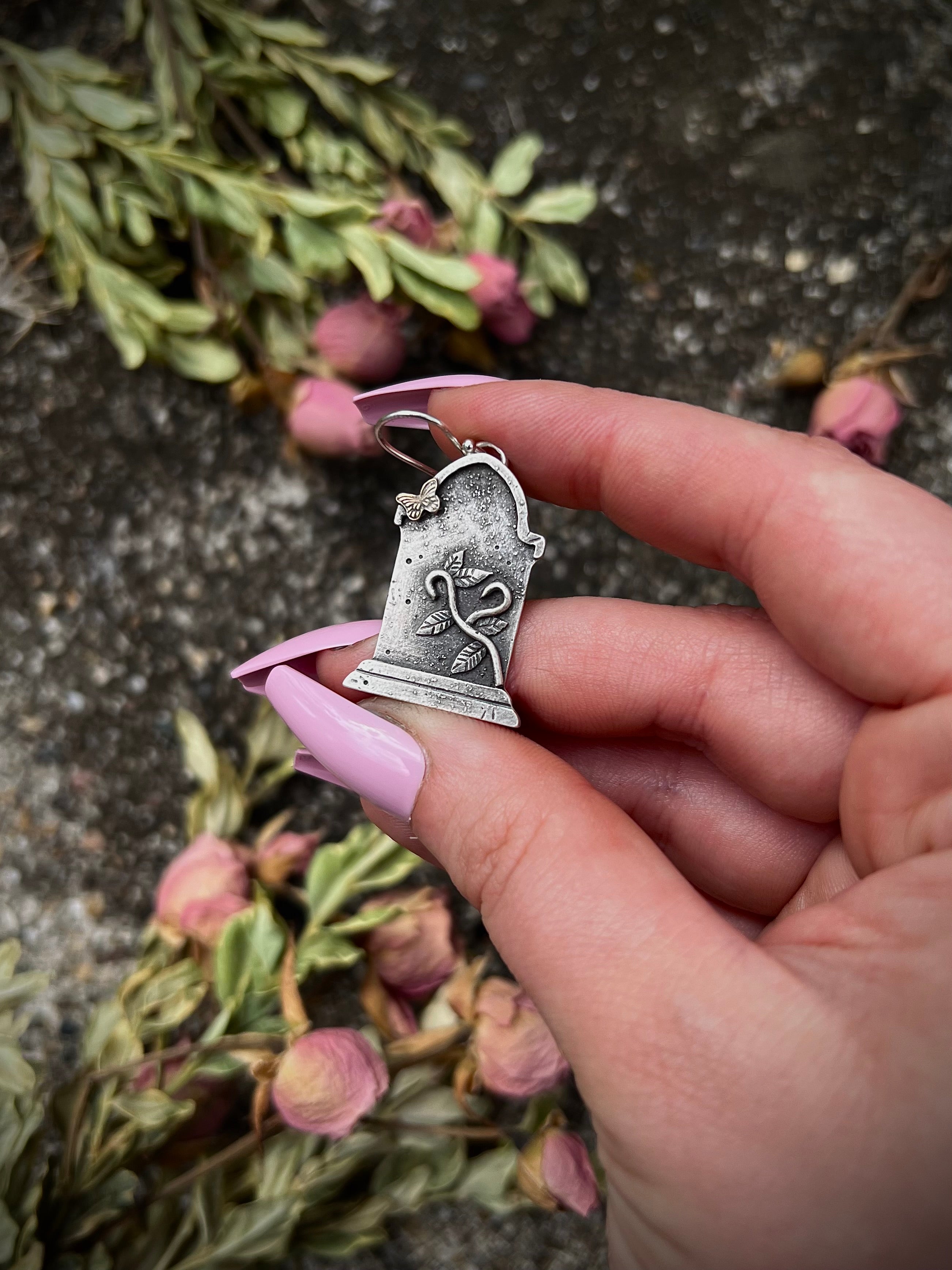 Overgrown Grave Earrings