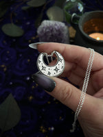 Moon Ring-Holder Necklace