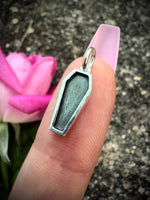 Silver Coffin Charm