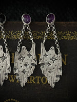 Amethyst Starry Apparition Convertible Earrings