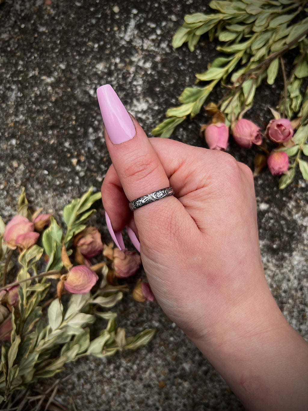 Moonflower Ring; MTO