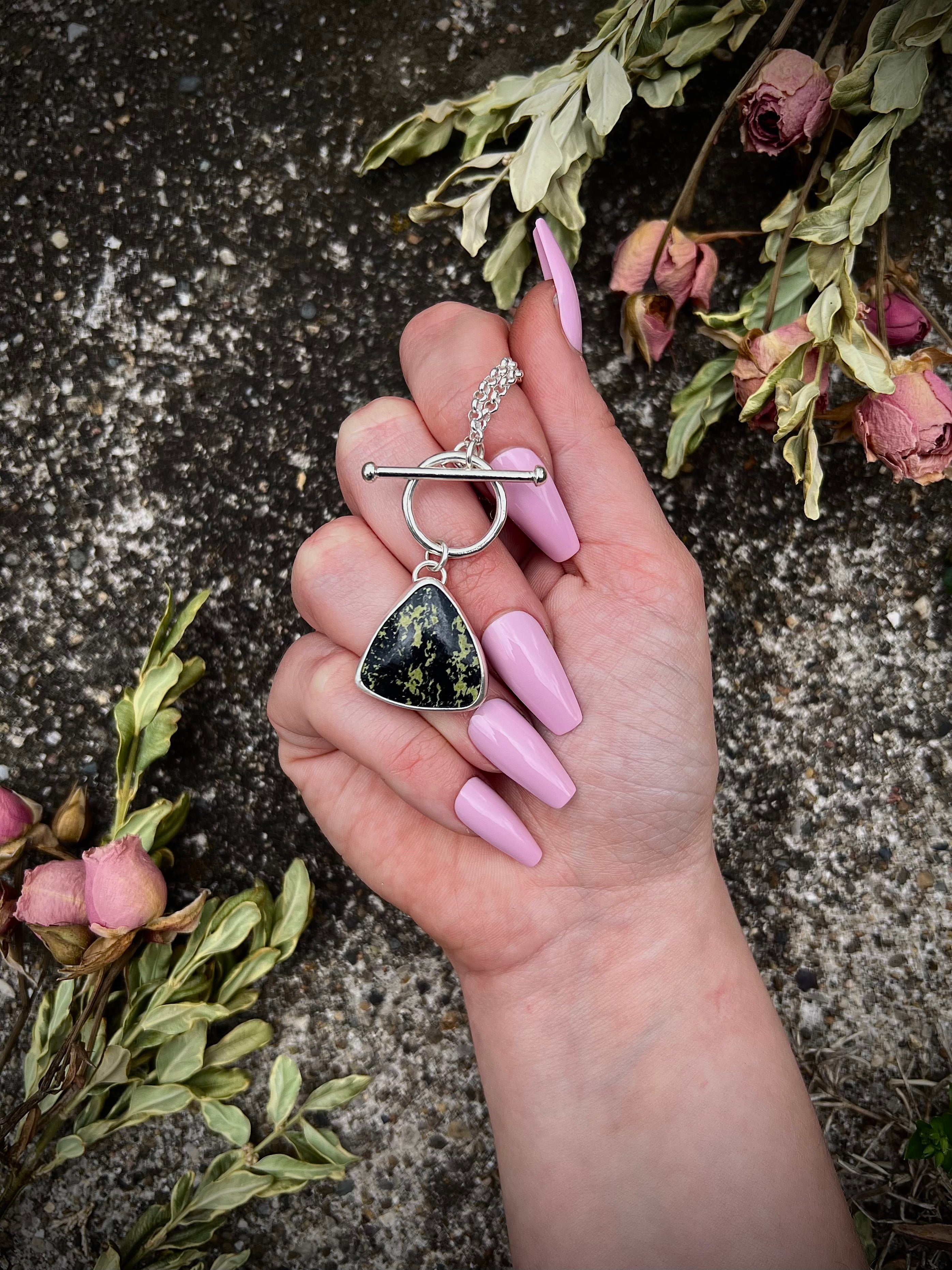 Serpentine Toggle Necklace