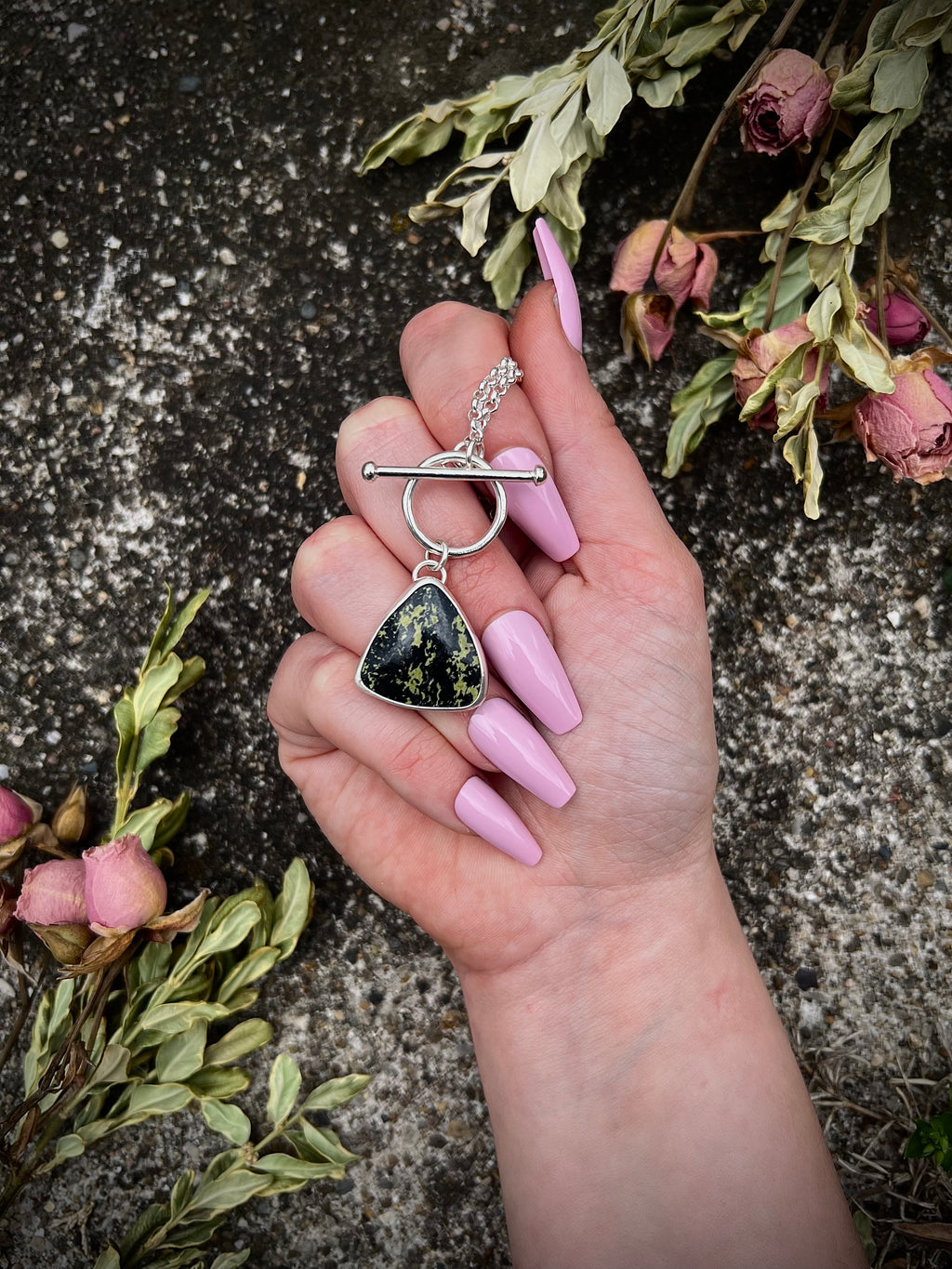 Serpentine Toggle Necklace
