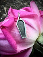 Silver Coffin Charm