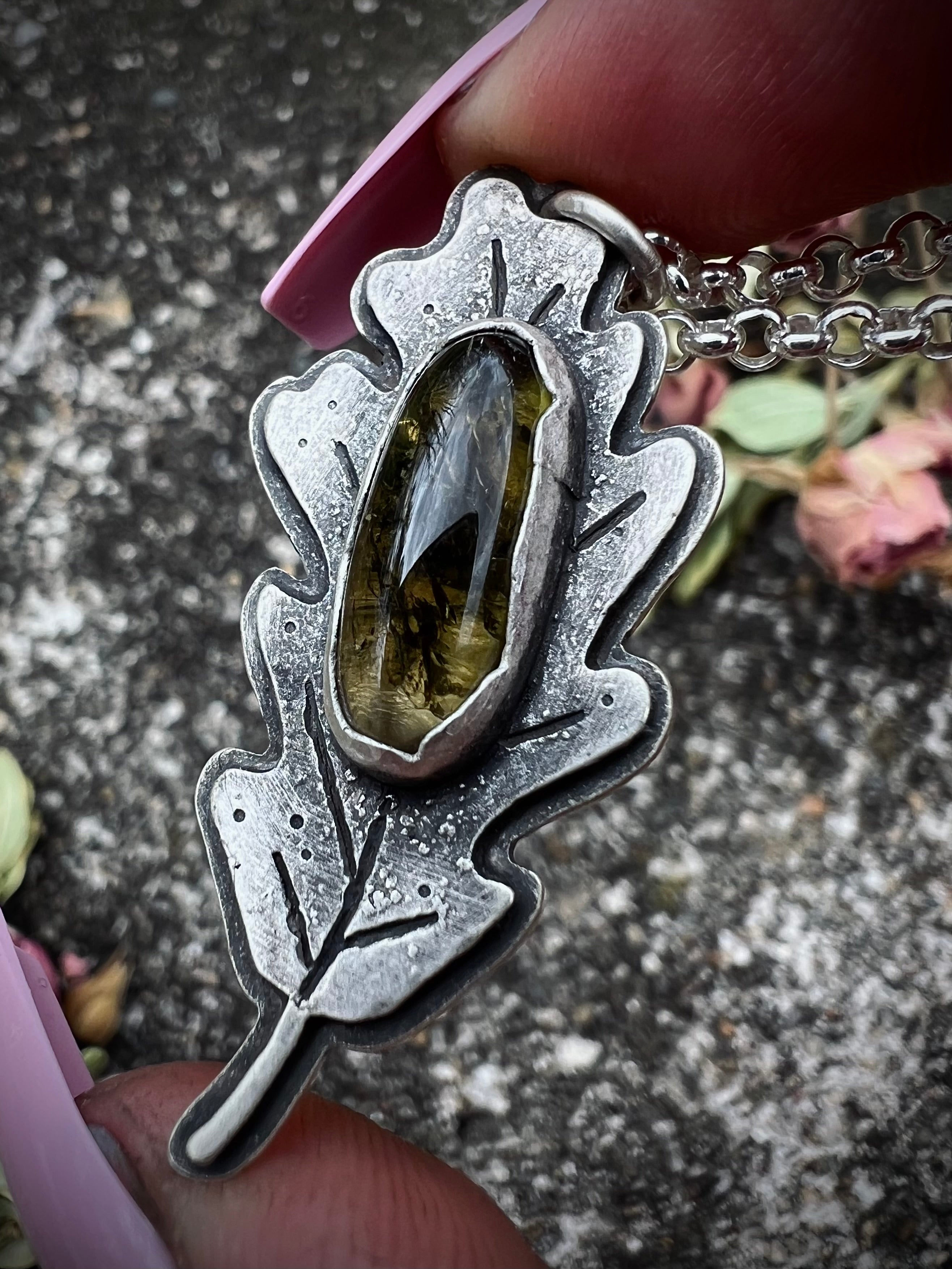 Oak Leaf Necklace