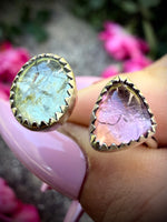 Size 7.5; Tourmaline Floater Ring