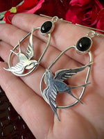 Swallow Statement Earrings