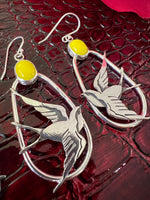 Swallow Statement Earrings