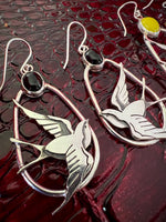 Swallow Statement Earrings
